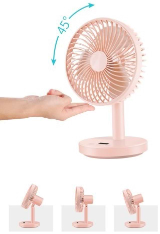 Фото - Вентилятор настольный Jile Desktop small fan 01 Pink  (1146684)