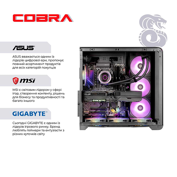 Фото - Системный блок Cobra Gaming (A99X.64.H2S5.56T8.21981)