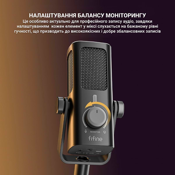 Фото - Микрофон для компьютера проводной Fifine Profile 3 USB Black