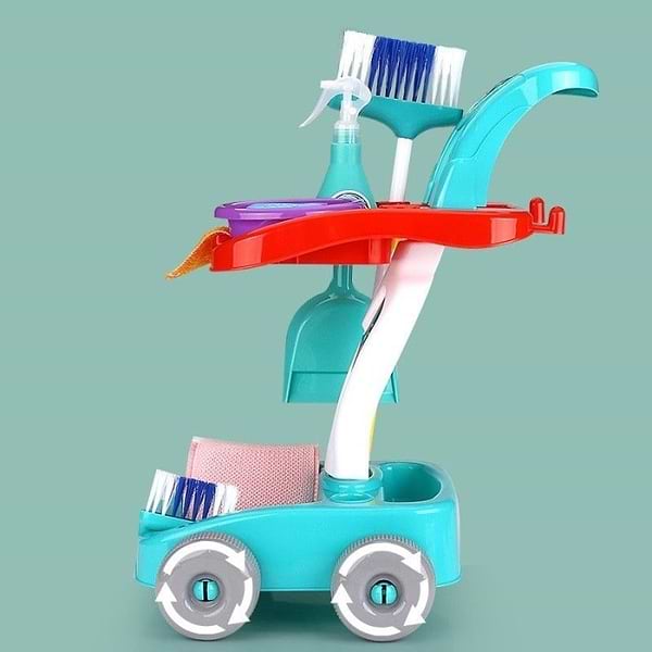 Фото - Сюжетно-ролевая игра. Дом. Бытовая техника Bambi набор для уборки с роботом пылесосом 5548 (1171363)