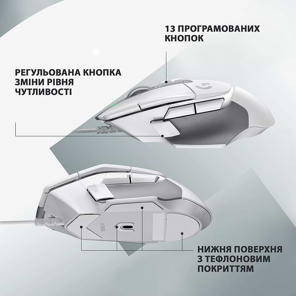 Фото - Мышь проводная игровая Logitech G502 X USB White (910-006146)