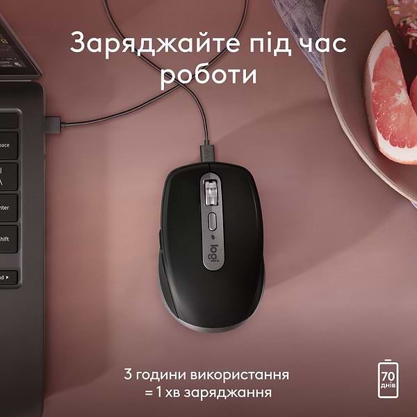 Фото - Мышь беспроводная Logitech MX Anywhere 3S for Mac Space Grey (910-006947)