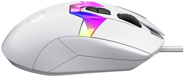 Фото - Мышь проводная игровая Lorgar MSP80 Wired Gaming Mouse Pro White (LRG-MSP80-WH)