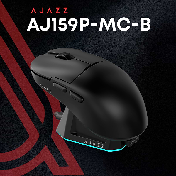 Фото - Миша бездротова ігрова Ajazz AJ159P MC -3 Mod-Black-Pixart 3311 (AJ159P-MC-B)