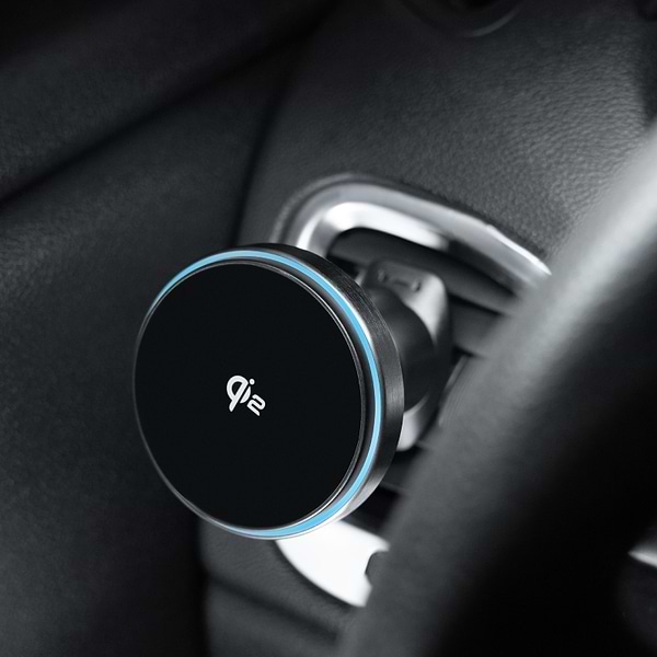 Фото - Автотримач з бездротовою зарядкою Proove Titanium Circle Qi2 15W Gray (WHTC15010003)