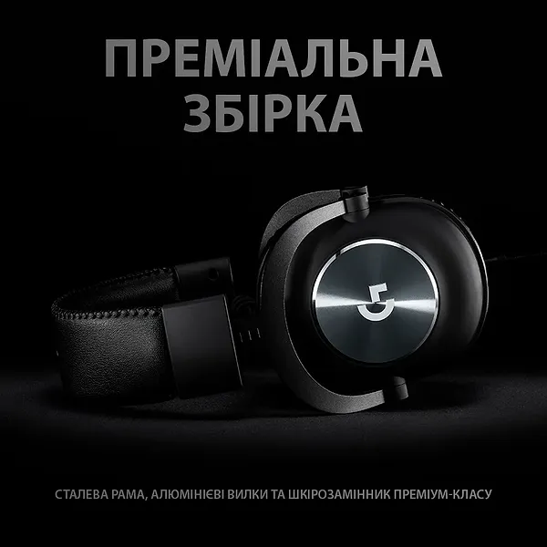 Фото - Гарнитура проводная игровая Logitech Pro X Gaming Black (981-000818)