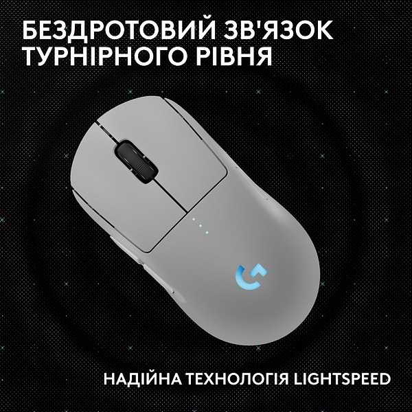Фото - Миша бездротова ігрова Logitech G PRO 2 LightSpeed Wireless Gaming Mouse White (910-007302)