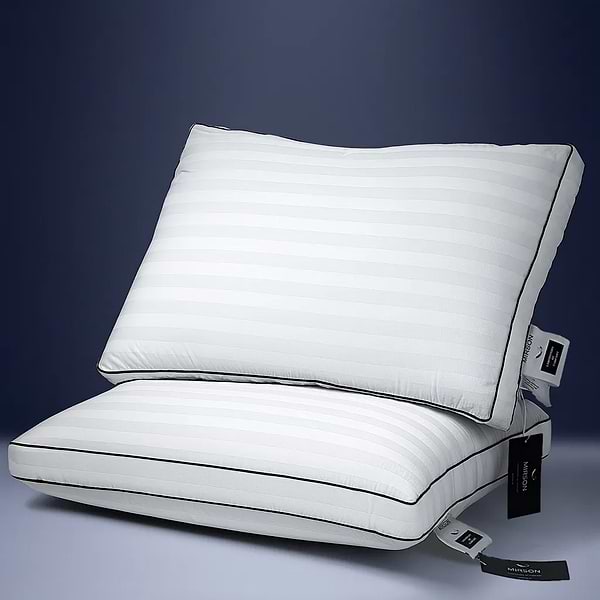 Фото - Подушка стандартна MirSon бавовняна 1503 Royal Pearl DeLuxe Висока 50х70 см (2200001541412)