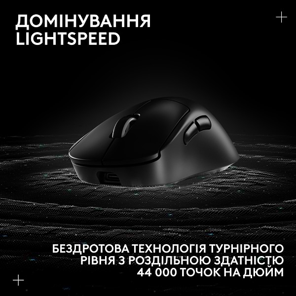 Фото - Уценка - Мышь беспроводная игровая Logitech G Pro X Superlight 2 DEX LightSpeed Black (910-007357)