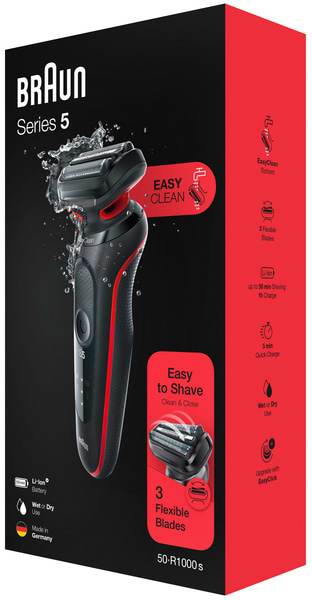 Фото - Бритва Braun Series 5 51-R1000s Black/Red
