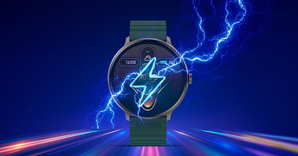 Фото - Смарт-часы Canyon Jacky SW-69 Green Orange (CNS-SW69BG)