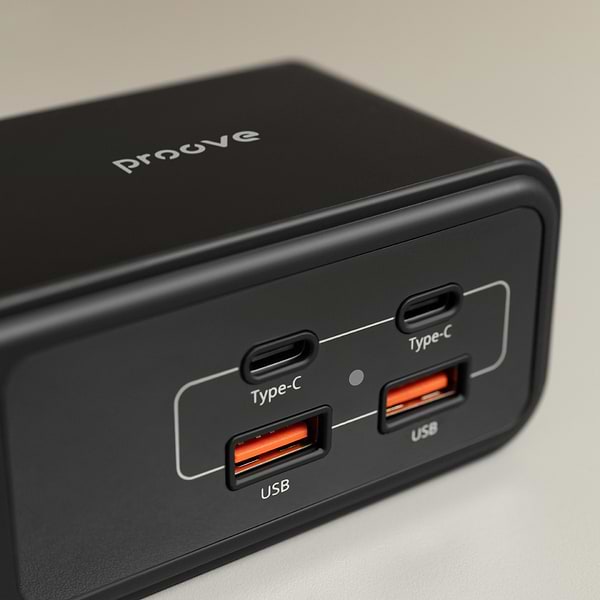 Фото - Мережевий фільтр Proove Homester Pro 65W (AC + 2xType-C + 2xUSB) 1.5m Black (PSHP25002201)