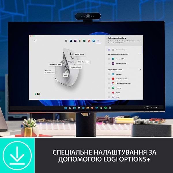 Фото - Миша бездротова Logitech MX Master 3S Performance Pale Grey (910-006560)