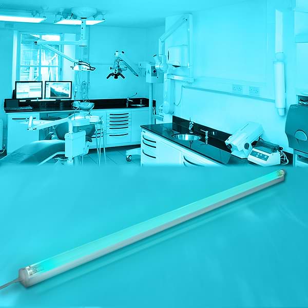 Фото - Бактерицидная лампа EVL T8-1200 без озону (000057019)