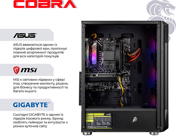 Фото - Системный блок Cobra Advanced (95F.64.S2.57.25048)