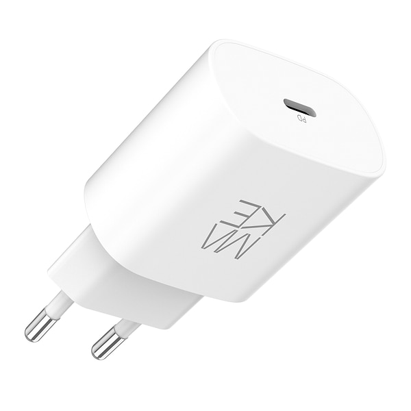 Фото - Сетевое зарядное устройство MAKE 25W GaN PD White (MCW-2511WH)