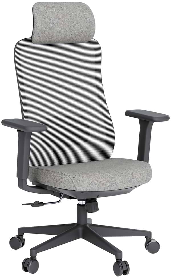 Фото - Крісло офісне OfficePro Wave (OC599-B-DG-DG) Black/Dark Gray