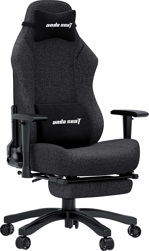 Фото - Крісло для геймерів Anda Seat Luna Pro Size L Dark Gray Fabric (AD18T-44-GB-F)