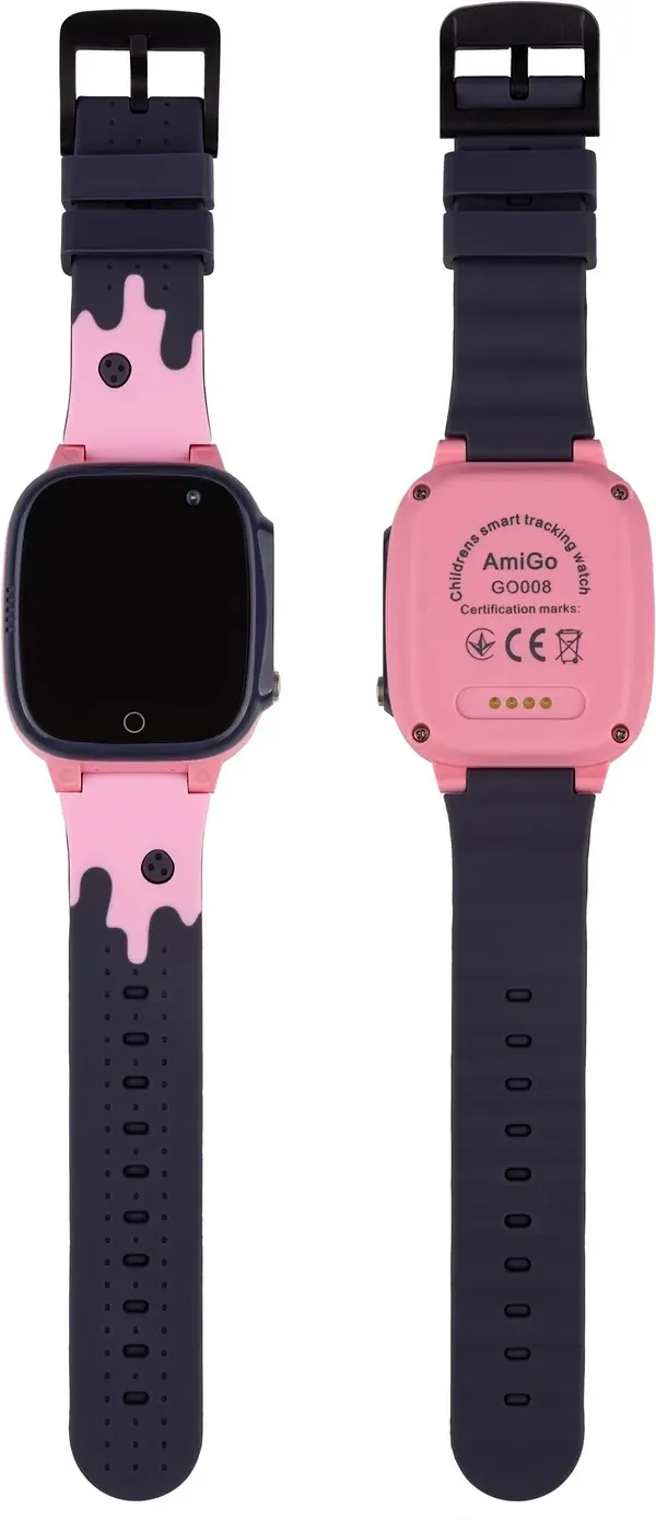 Фото - Уценка - Детские часы AmiGo GO008 Milky GPS WIFI Pink