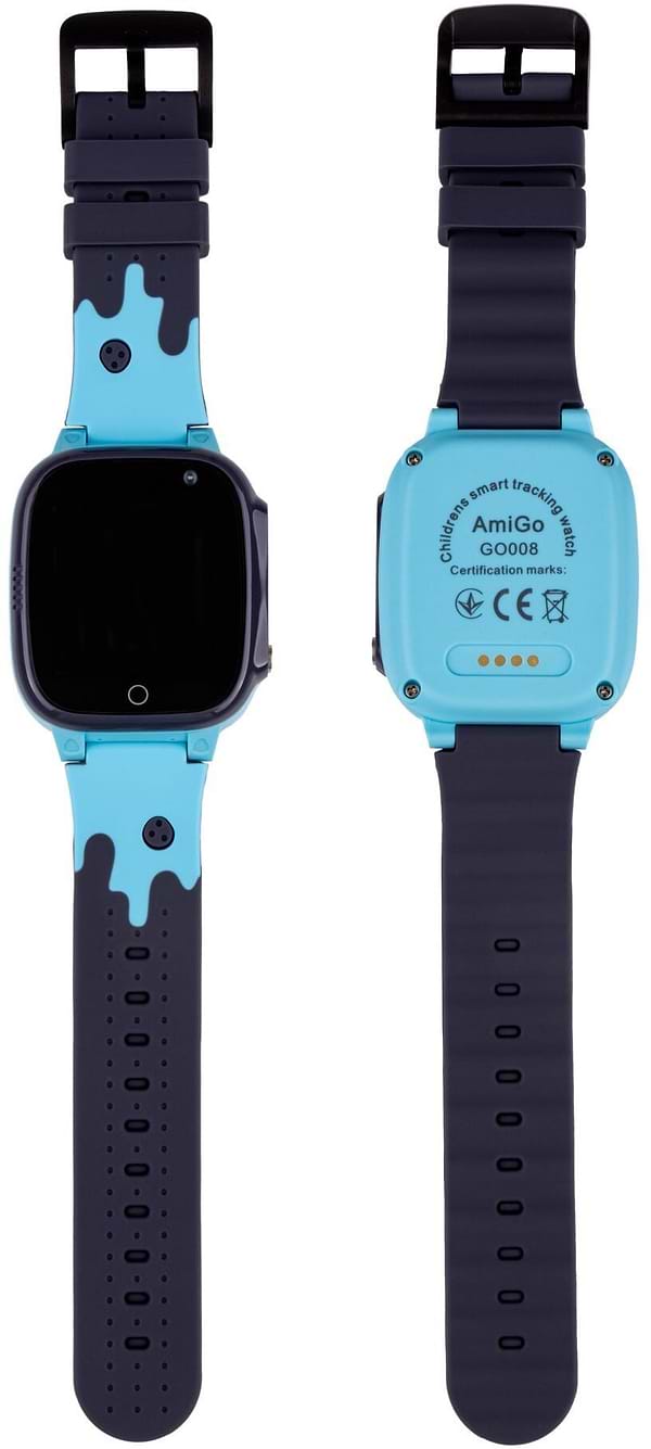 Фото - Дитячий годинник AmiGo GO008 Milky GPS WIFI Blue