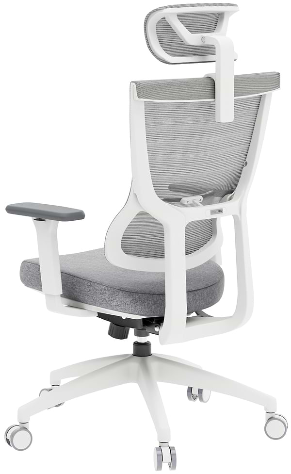 Фото - Крісло офісне OfficePro Elegant (OC600-W-LG-LG) White/Light Gray