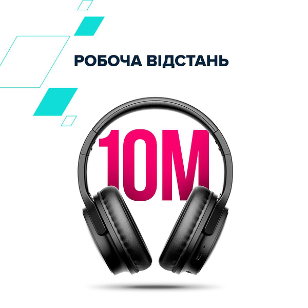 Фото - Навушники накладні бездротові Canyon OnRiff 4 Bluetooth Black (CNS-CBTHS4B)