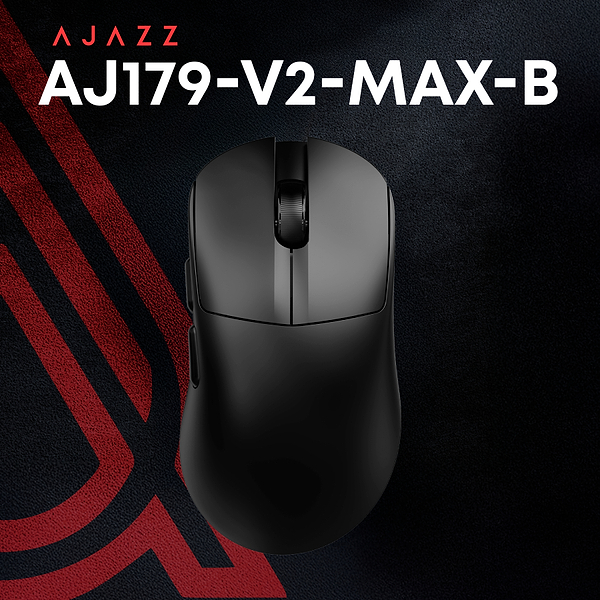 Фото - Мышь беспроводная игровая Ajazz AJ179 v2 max black-3 Mod-Pixart 3311 (AJ179-V2-MAX-B)