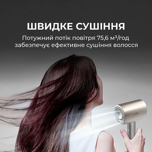 Фото - Фен Cecotec DryGlam Nano Plasma Black (A01_EU01_100150)