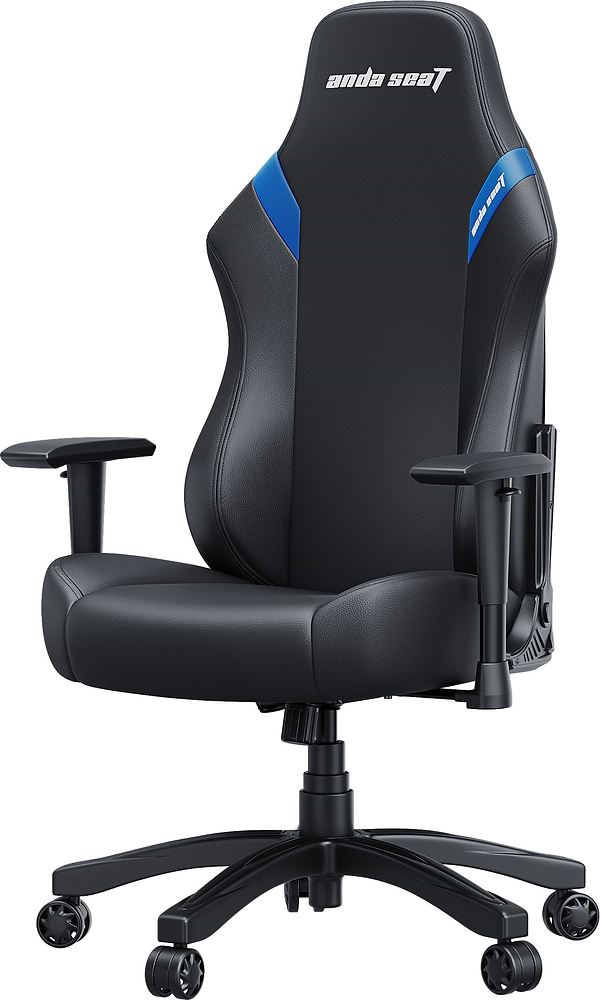 Фото - Кресло для геймеров Anda Seat Luna Size L Black/Blue PVC (AD18-44-BS-PV)