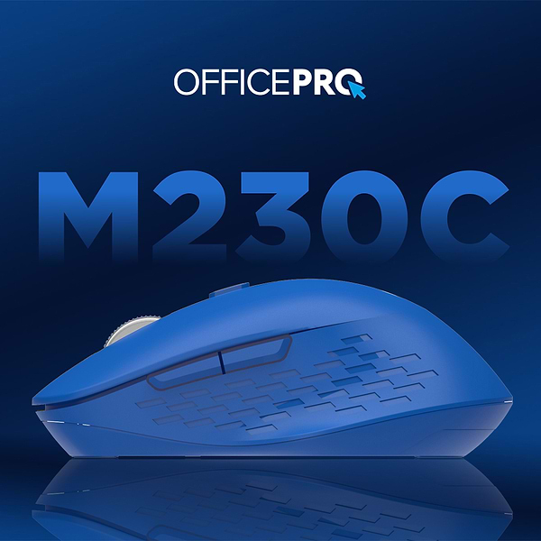 Фото - Миша бездротова OfficePro M230C Silent Click Wireless Blue (M230C)
