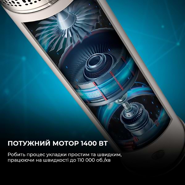 Фото - Стайлер Cecotec Bamba CeramicCare 14in1 AirGlam Blue (CCTC-00253)