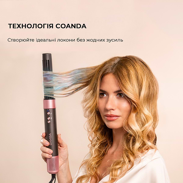 Фото - Стайлер Cecotec Bamba CeramicCare 8in1 AirGlam Black (CCTC-03464)