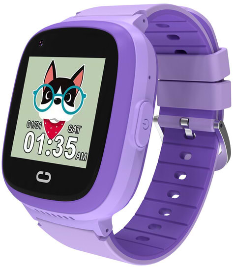 Детские часы Canyon Sunny KW-48 Video 4G GPS Games Music Violet (CNE-KW48VL) - Фото 1