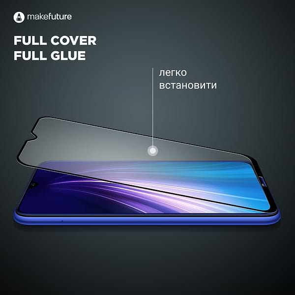 Фото - Защитное стекло для смартфона MakeFuture Full Cover Full Glue Realme 8/8 Pro (MGF-R8/8P)