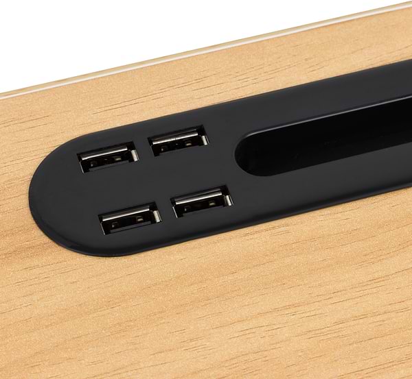 Фото - Стіл для ноутбука Dyxon Transformix 2 USB LED Fan Light Wood (DXN-snb-tmx2lwd)