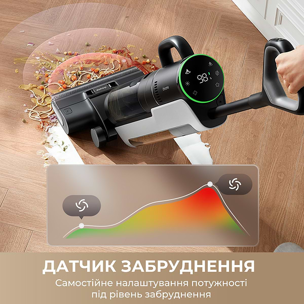 Фото - Пилосос ручний миючий Dreame Wet and Dry Vacuum H12 Dual