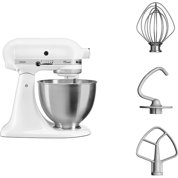Фото - Кухонная машина KitchenAid 5K45SSEWH