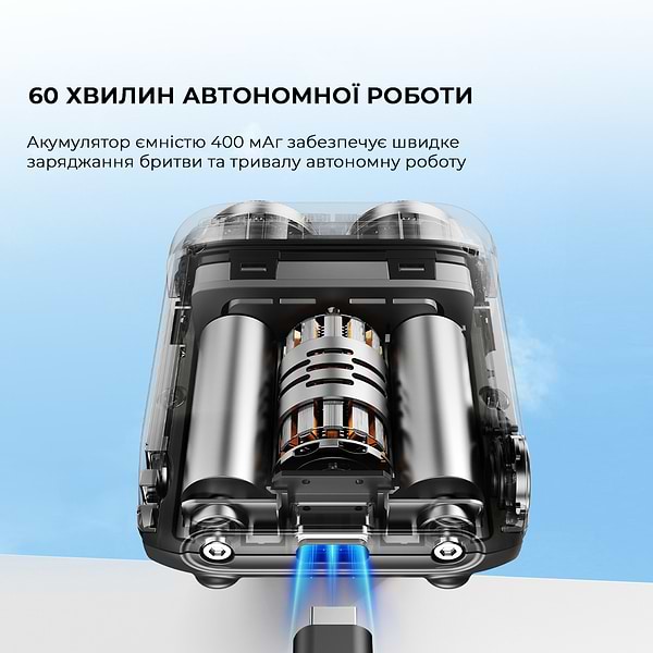 Фото - Бритва Metz Traveller Shaver with Bag White (MZXZ021-WH)