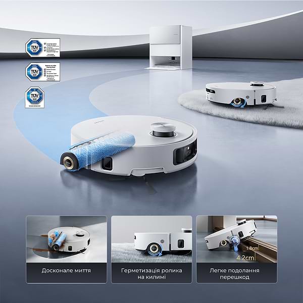 Фото - Робот-пылесос моющий Dreame Aqua 10 Roller White (RLH31CE-wh)