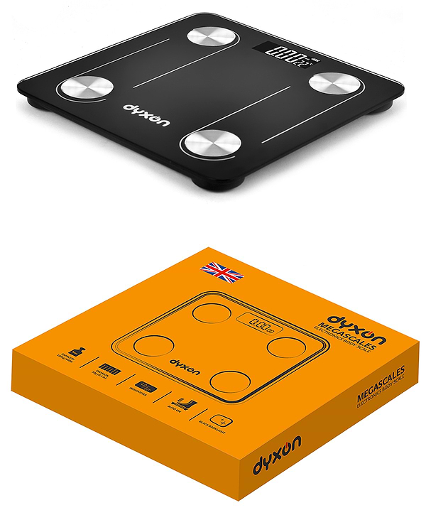 Фото - Смарт-ваги підлогові Dyxon MEGASCALES 100 Black (DXNVGMGSCLS100B)