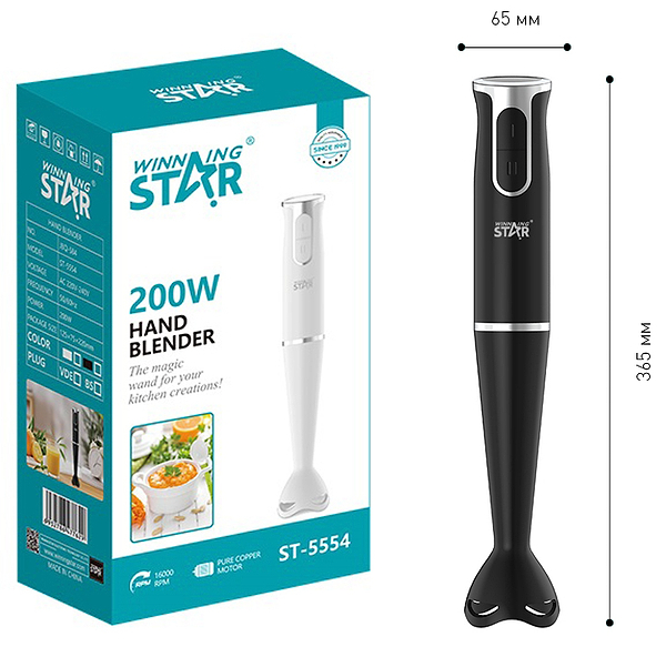 Фото - Блендер погружной WinningStar WNNGS-ST-5554-BK
