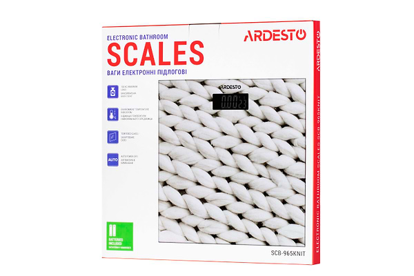 Фото - Ваги підлогові Ardesto SCB-965 Knit