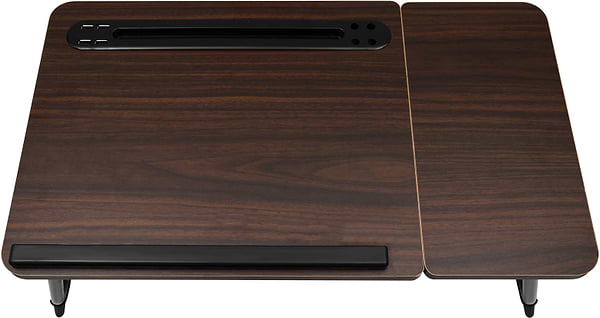 Фото - Уцінка - Стіл для ноутбука Dyxon Transformix 3 USB LED Fan Black-Walnut (DXNSTMX3BWL)