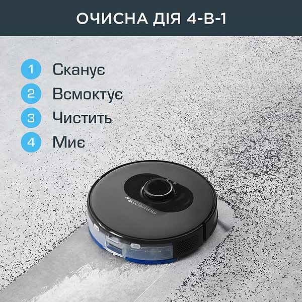 Фото - Робот-пилосос миючий Rowenta RR8595WH