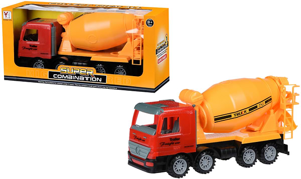 Фото - Наземна спецтехніка Same Toy Super Combination Бетономешалка Червона (98-85Ut-1)