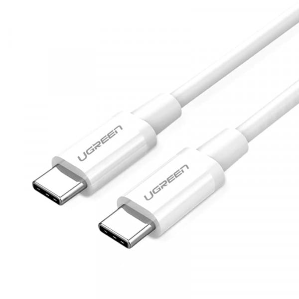 Кабель UGREEN US264 USB 2.0 Type-C M-M 2 m 18W White (60519)