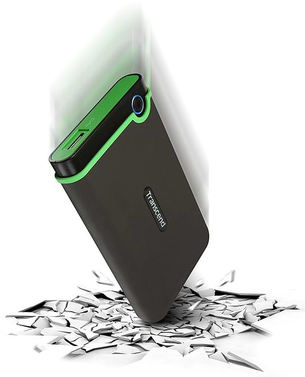 Фото - Жесткий диск внешний Transcend StoreJet 2TB USB 3.0 Iron Gray Slim  (TS2TSJ25M3S)