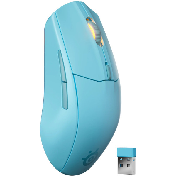 Фото - Мышь беспроводная игровая SteelSeries Rival 3 Gen 2 Wireless RGB Aqua (62526)