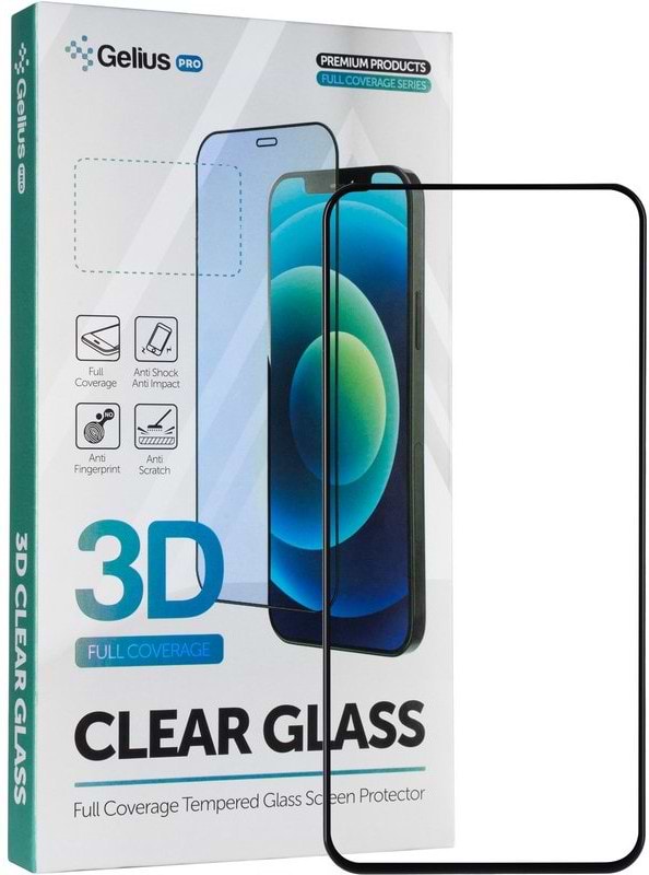 Фото - Защитное стекло для смартфона Gelius Pro 3D for Samsung A36 Black (00000100783)
