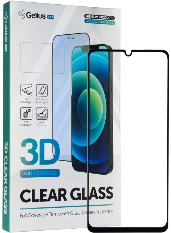 Фото - Защитное стекло для смартфона Gelius Pro 3D для Samsung A075 (A07) Black (101508)